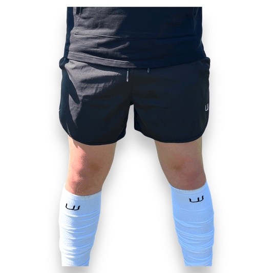 View of the UNYT-US Scrunching Leg Sleeve on a Football Player.