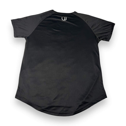 Back of UNYT-US Anytime Performance Short-Sleeve Shirt